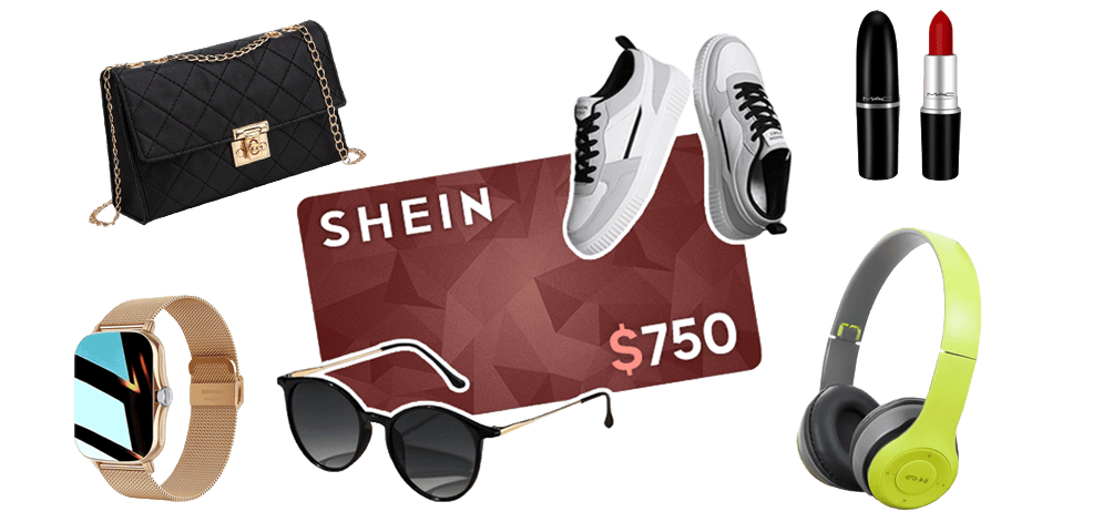 SHEIN gift card and fashion items
